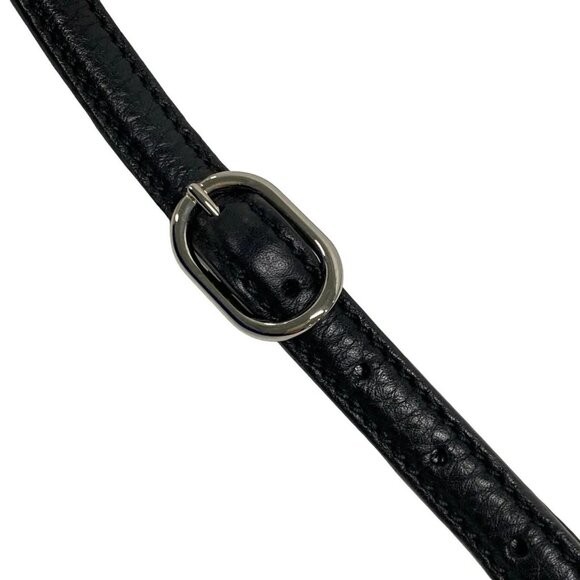 GUCCI Bamboo Daily 370826 Black Leather Shoulder Bag - Picture 15 of 15